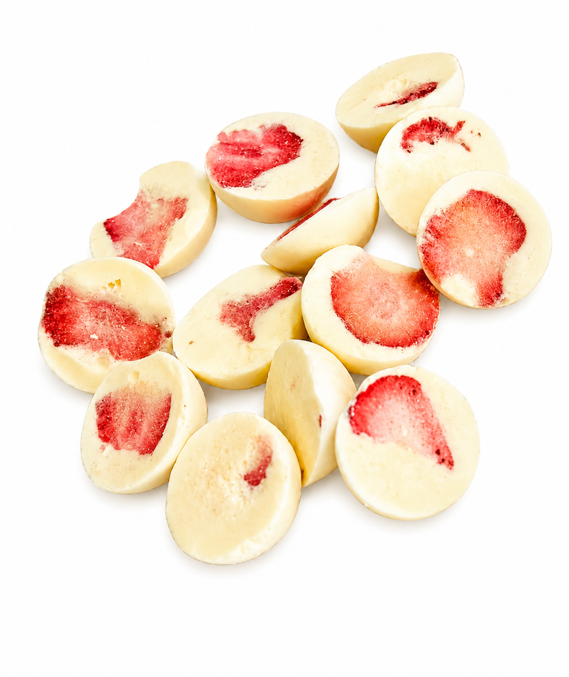Freeze dry cheesecake ice cream with Strawberry without sugar